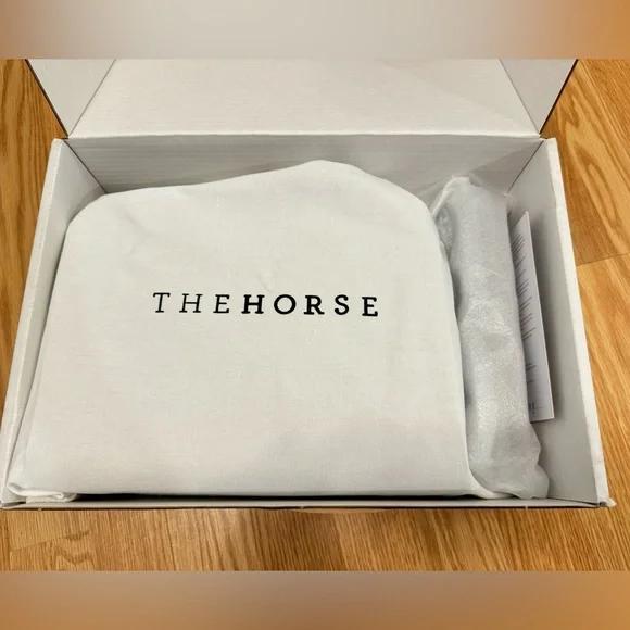 The Horse Clementine Bag Black Pebbled with Gold Hardware - Picture 13 of 14